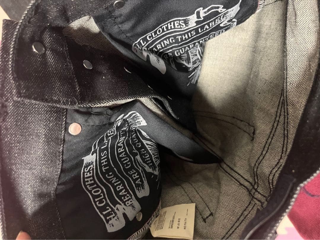 NO/FAITHSTUDIOS リジットデニムブラック