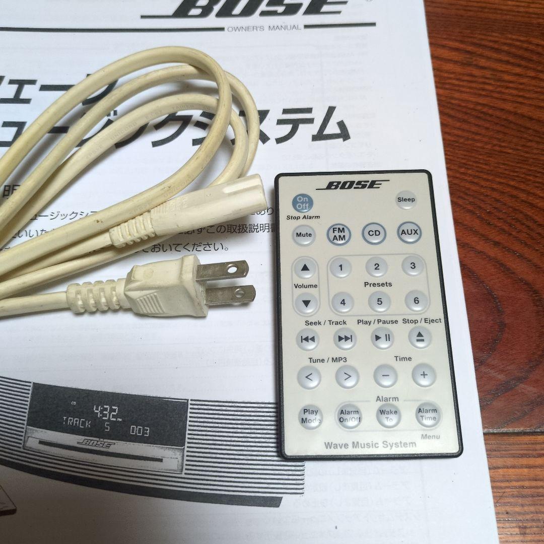 Bose Wave Music System 完動品　台座純正リモコンコード取説