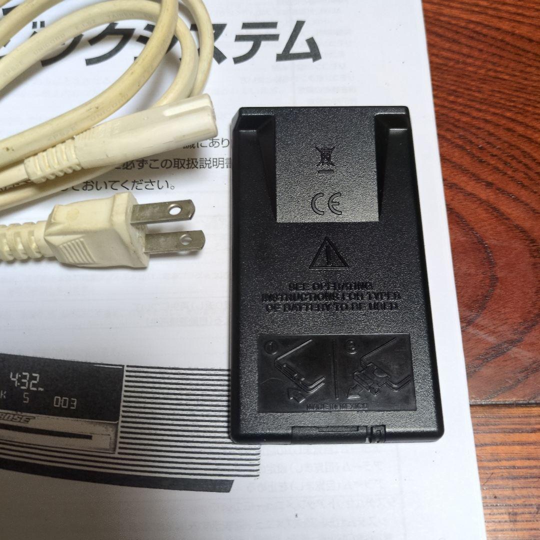 Bose Wave Music System 完動品　台座純正リモコンコード取説