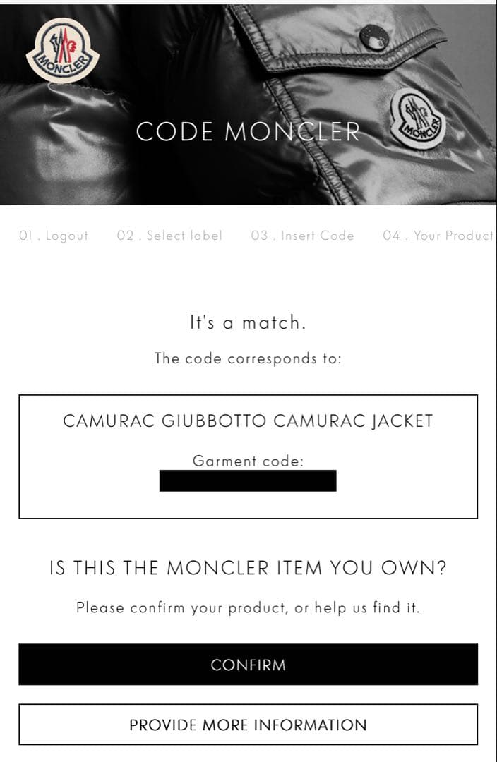 .1695【美品・QR鑑定済み】モンクレール　希少5サイズ ダウンジャケット　黒