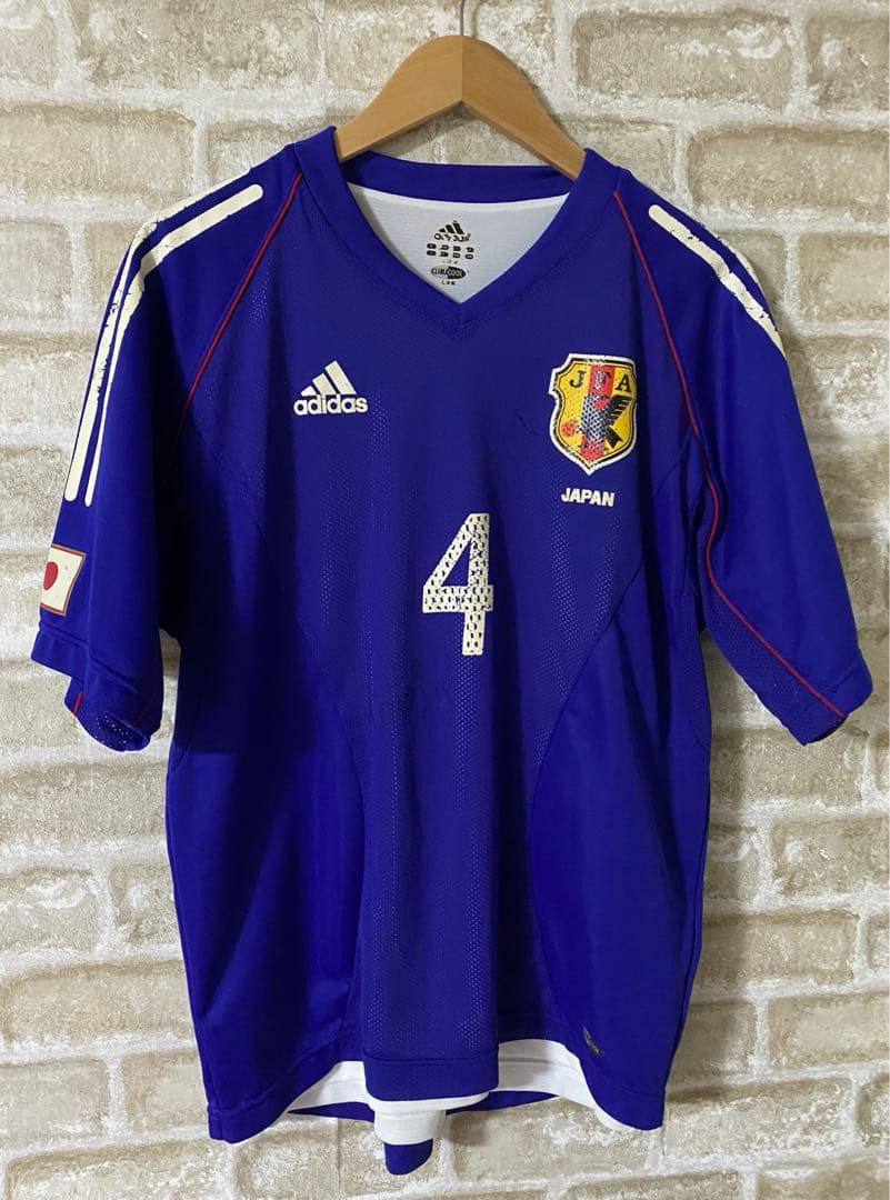 ビンテージ　00s 2002年　adidas メンズM ユニフォーム　森岡隆三