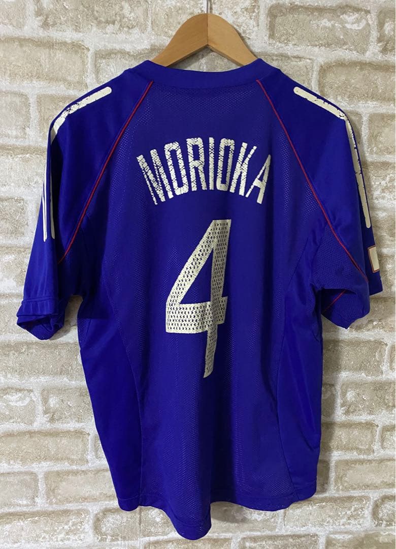 ビンテージ　00s 2002年　adidas メンズM ユニフォーム　森岡隆三