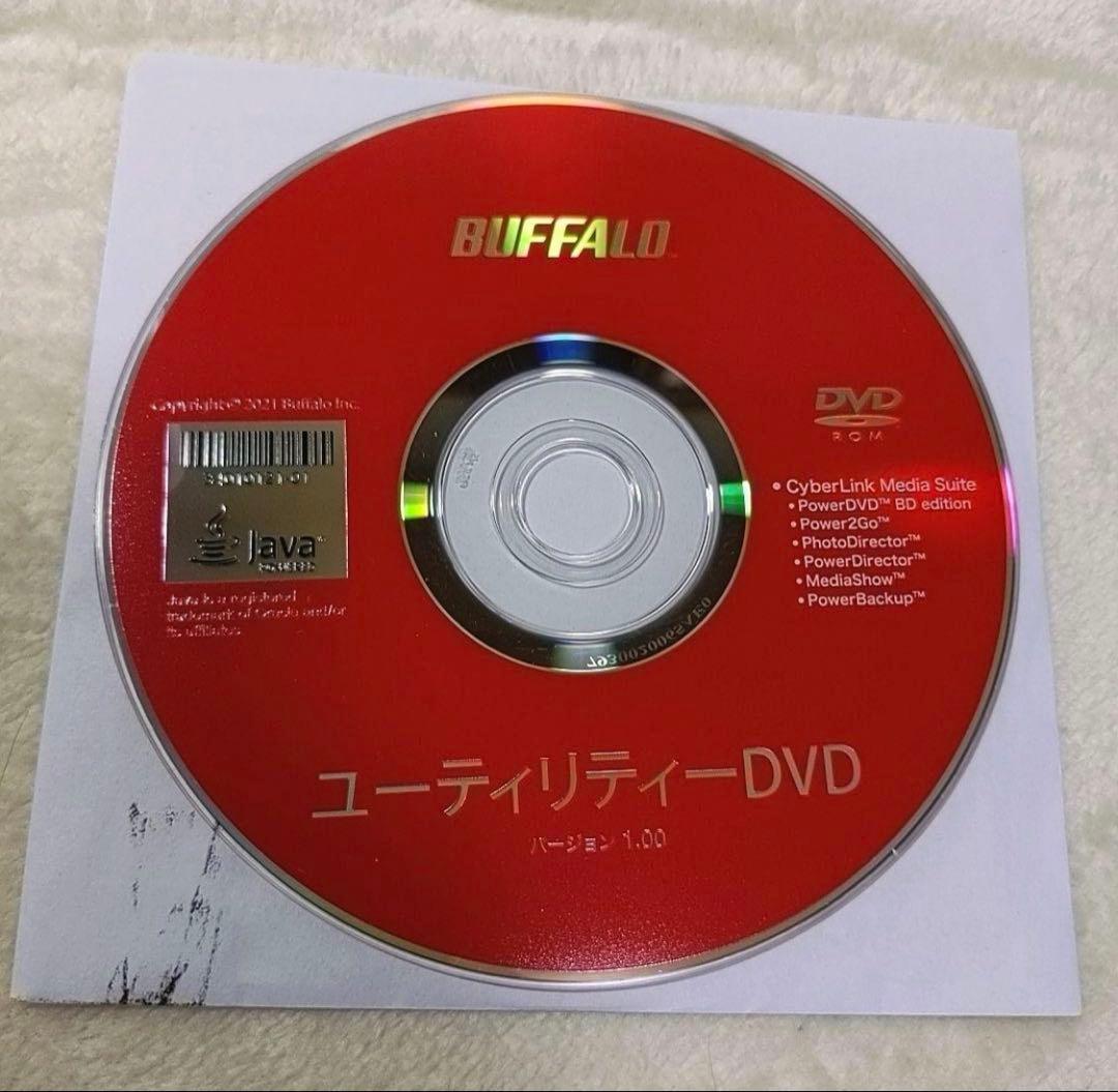 BUFFALO　ブルーレイ　ディスク　ドライブ BRXL-PT6U3-WHE