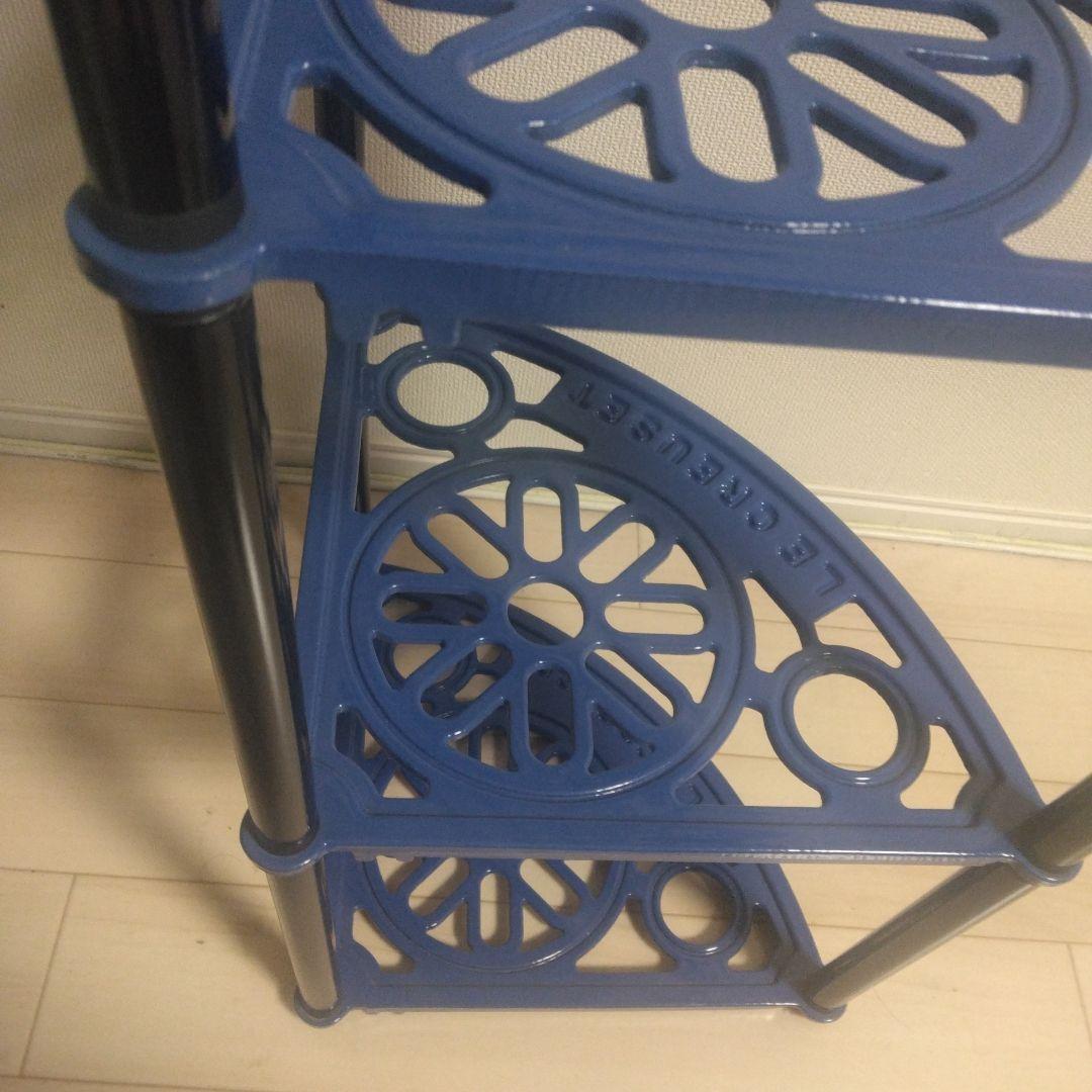 77000円の品　廃盤品　ル・クルーゼポットスタンド ブルー