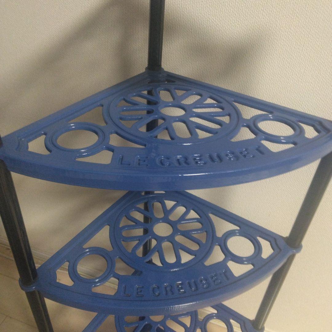 77000円の品　廃盤品　ル・クルーゼポットスタンド ブルー