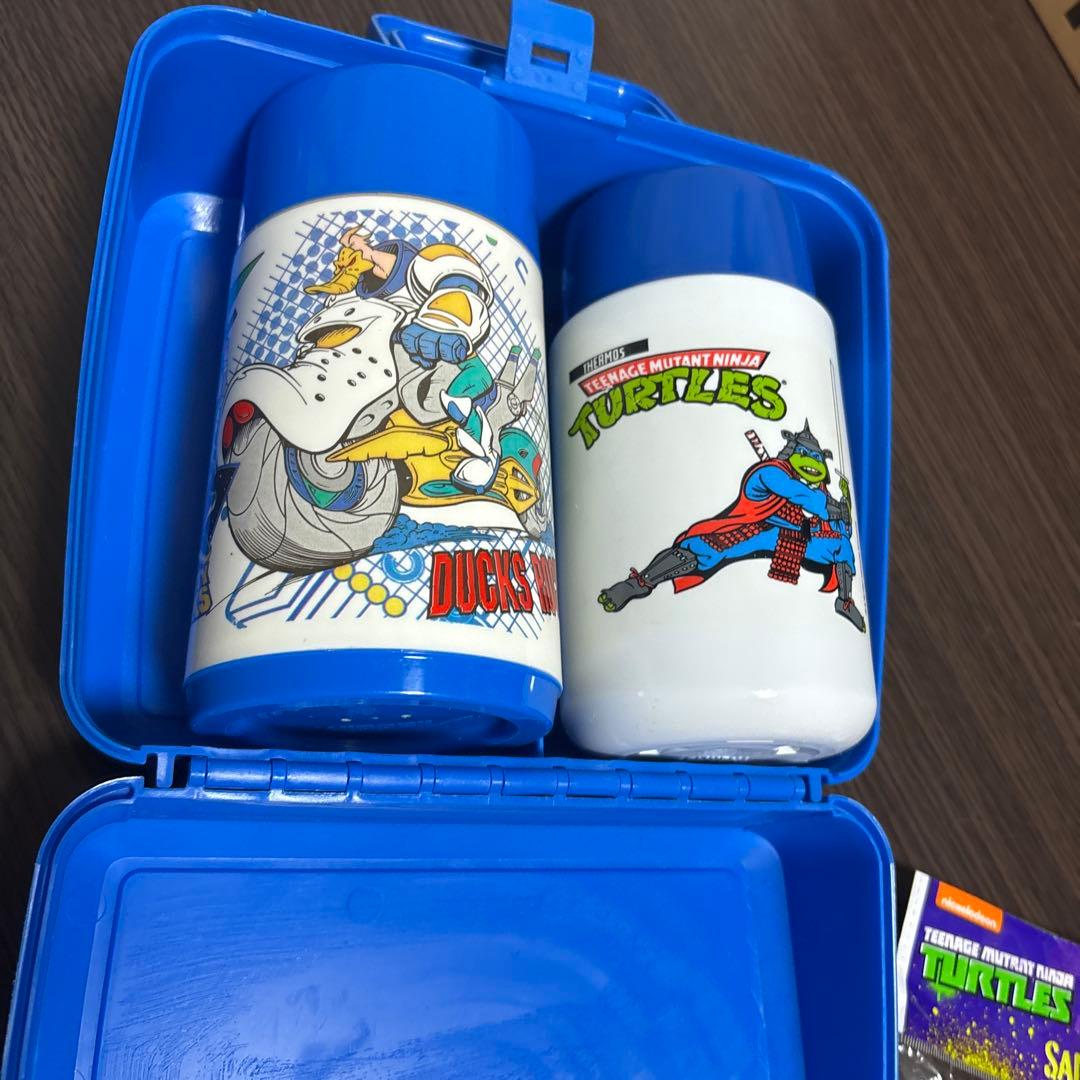マイティ・ダックス　忍者タートルズ　ランチボックス水筒セット