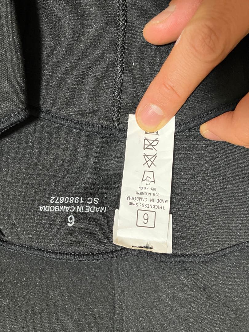 ウエットスーツ　魚突き　手銛