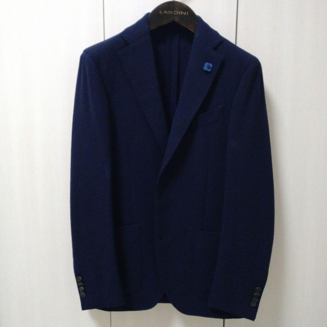 ペーターラルディーニ　ホップサックジャケット　SIZE44 ネイビー