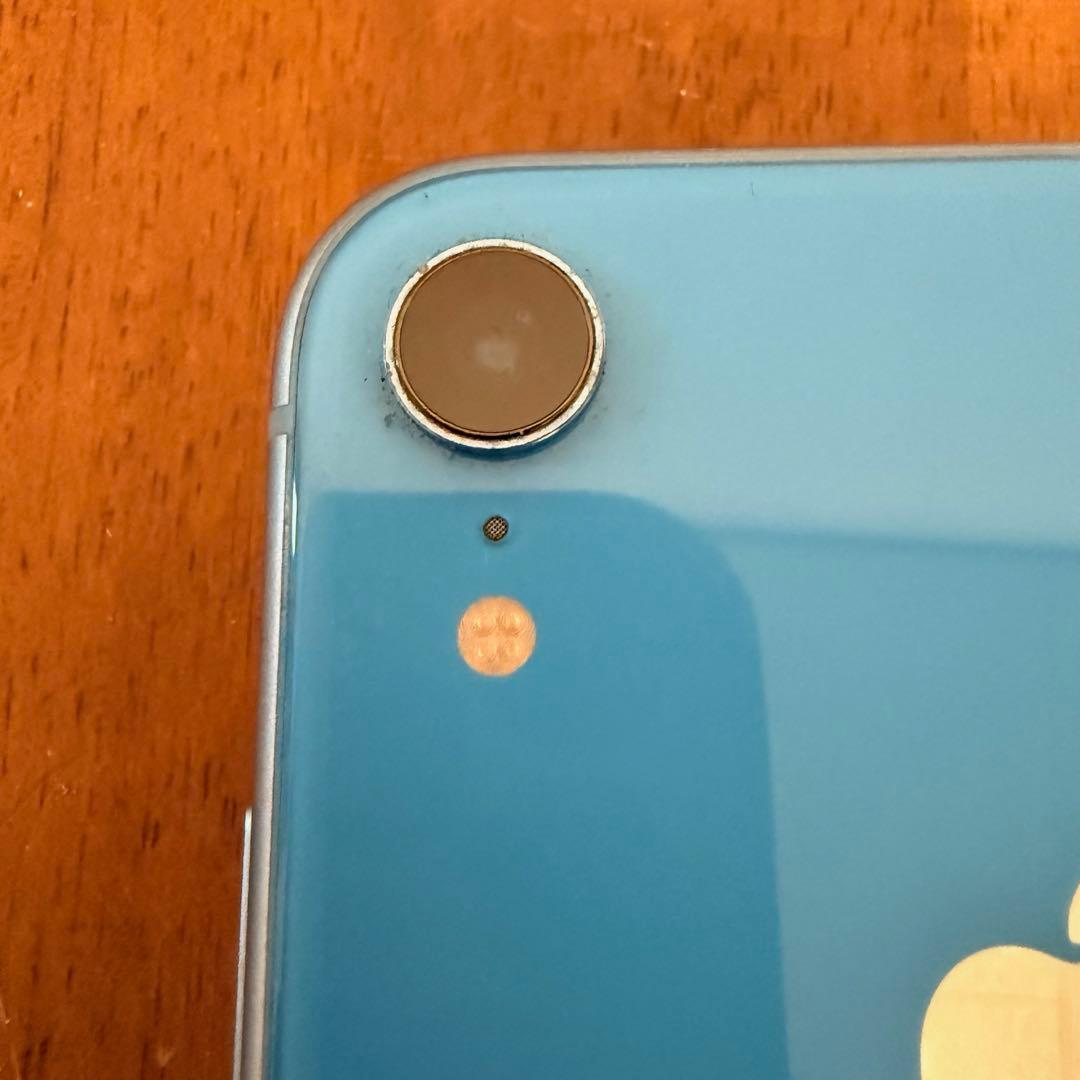 ● 美品 iPhone XR 128GB ブルー MT0U2J/A ソフトバンク