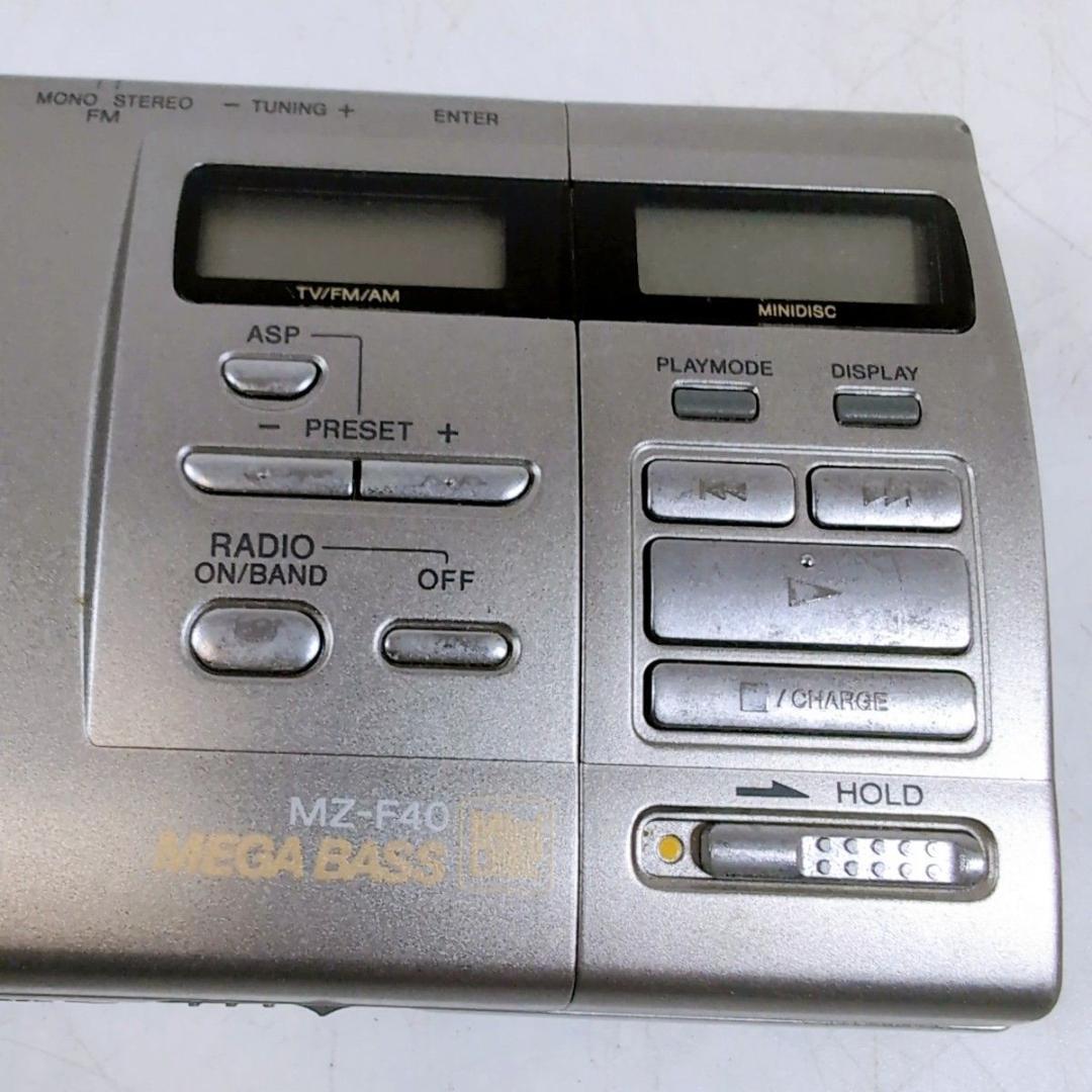 ソニー MZ-F40 ポータブル MDプレーヤー WALKMAN ウォークマン