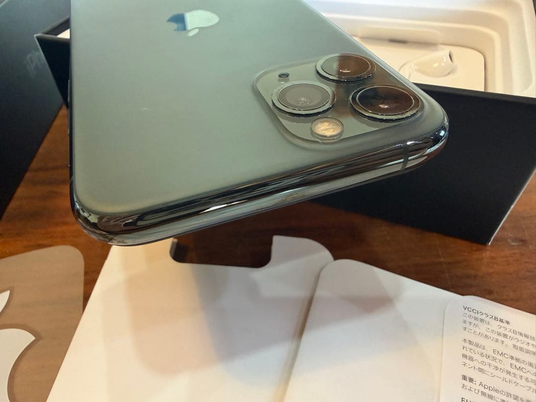 iPhone11pro ミッドナイトグリーン 256GB simフリー 箱付き