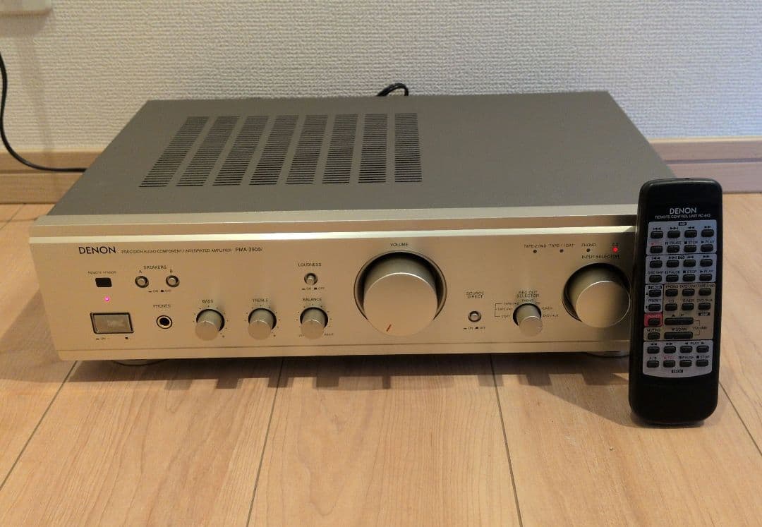 DENON PMA-390Ⅳ プリメインアンプ　シルバー説明書あり
