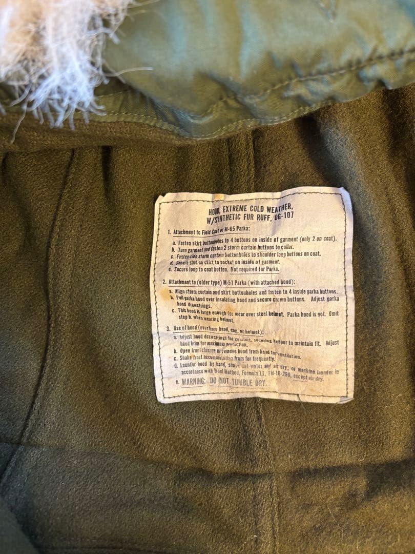 ジャケット・アウター 83s US ARMY M-65 FISHTAIL PARKA Size XS