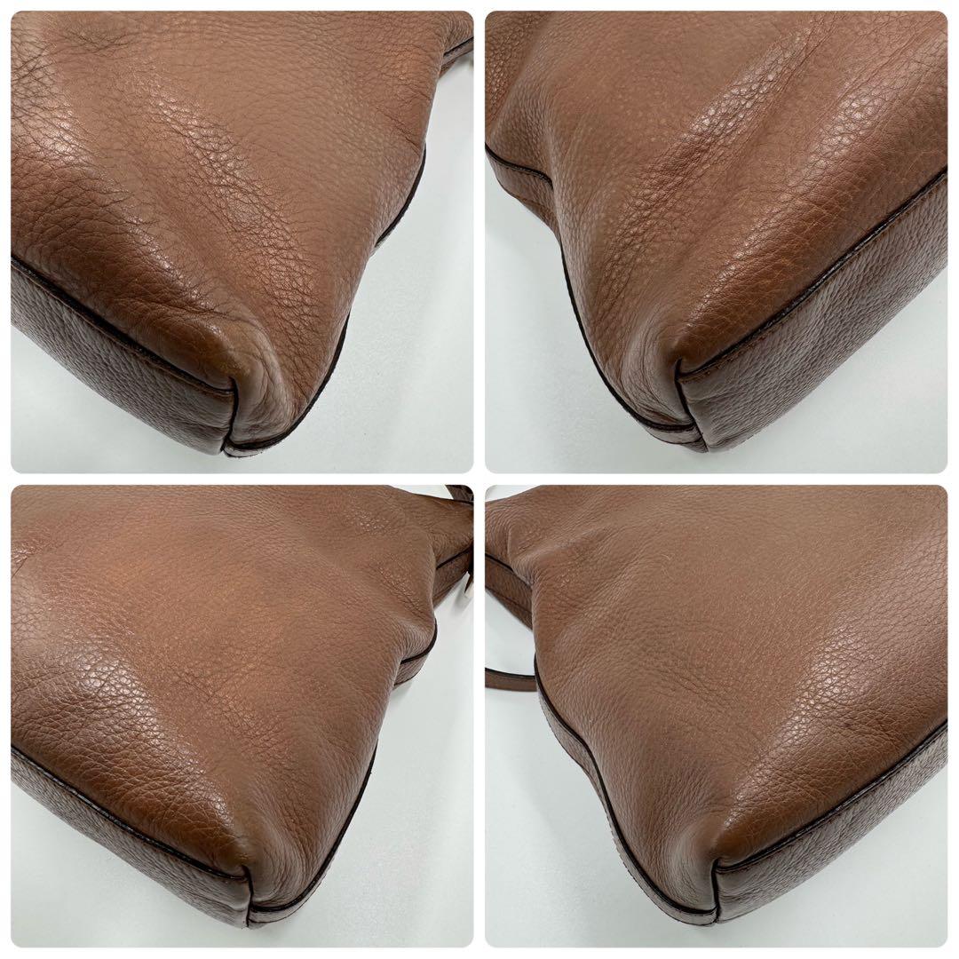 グッチ インターロッキング レザー 2way ハンドバッグ ショルダーバッグ