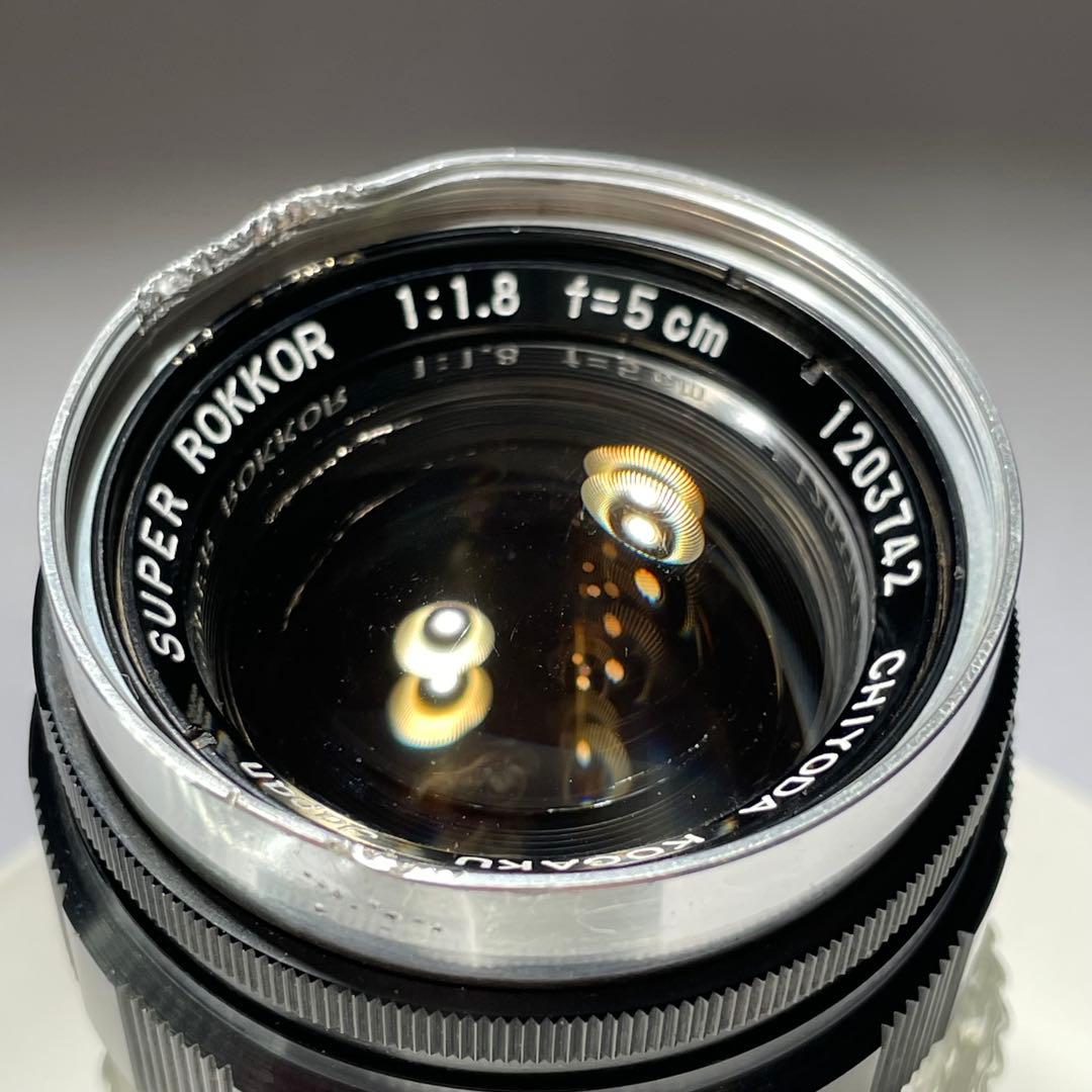 レンズ(単焦点) MINOLTA SUPER ROKKOR 5cm f1.8 L39