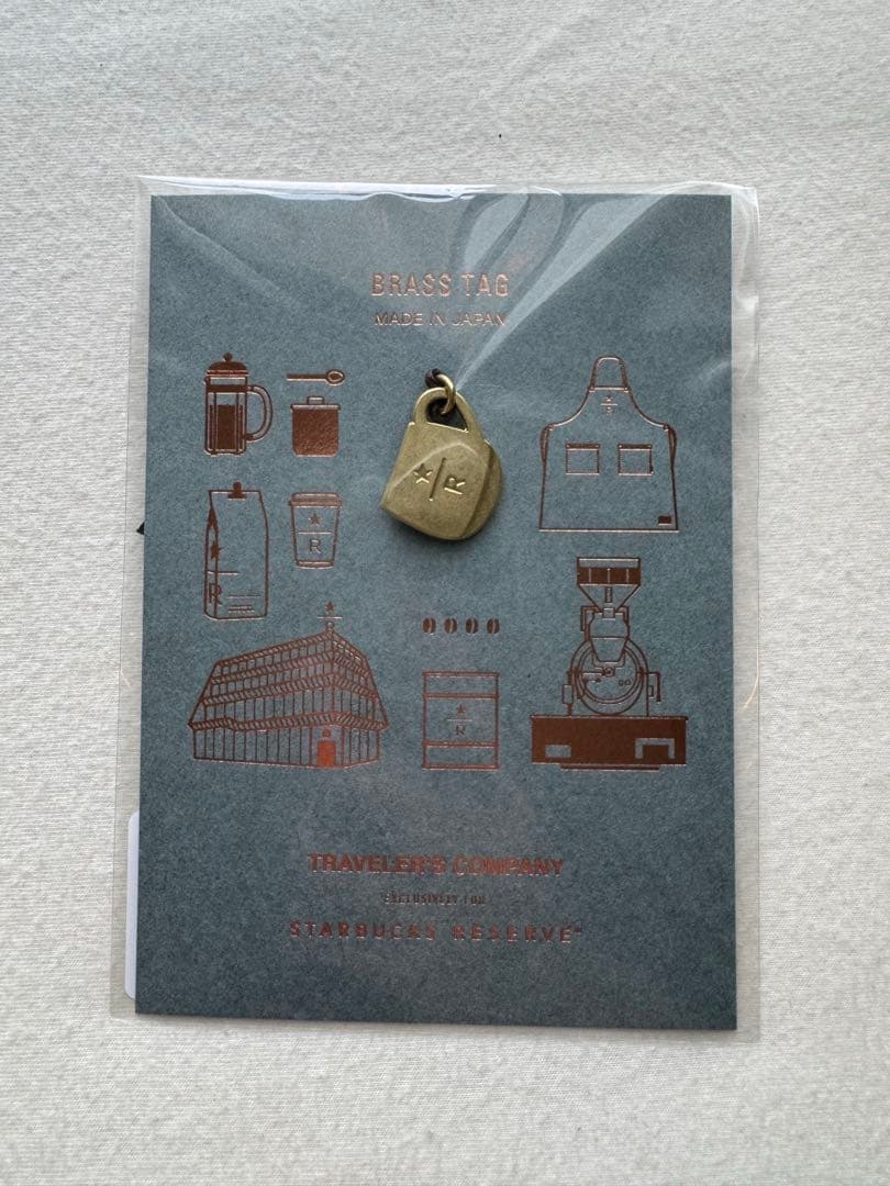 スターバックストラベラーズノートパスポートサイズ・ブラスタグマグ 【2点セット】