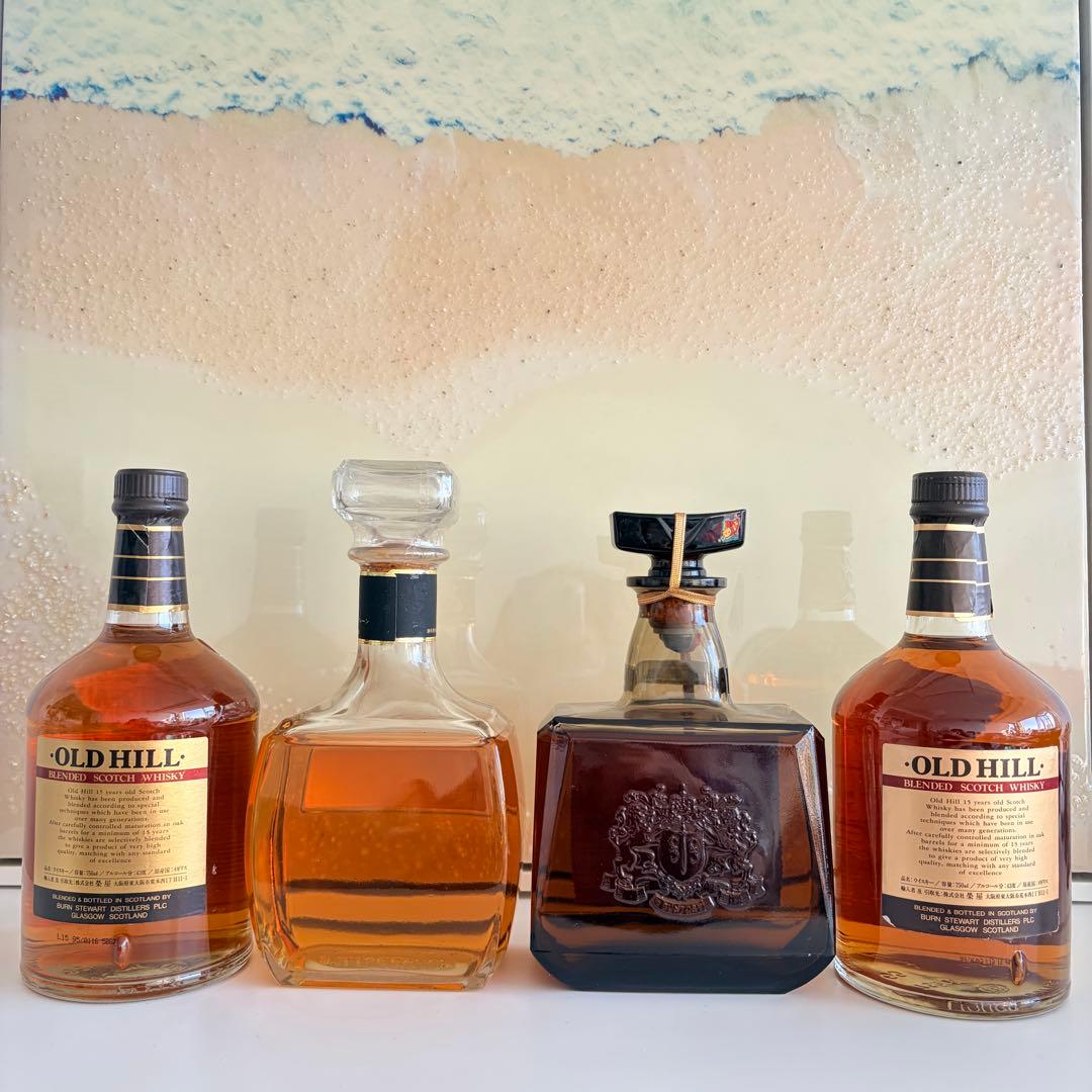 ⭐️ウイスキー 4本セット｜＋CRESCENT＋OLD HILL 2本