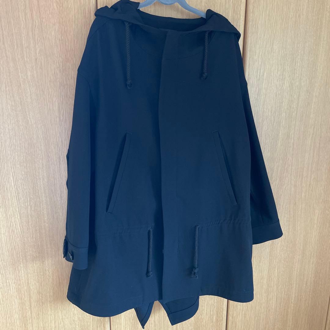 LIMI ヨウジヤマモト　ダブルジップコート　オーバーコート　フーディ