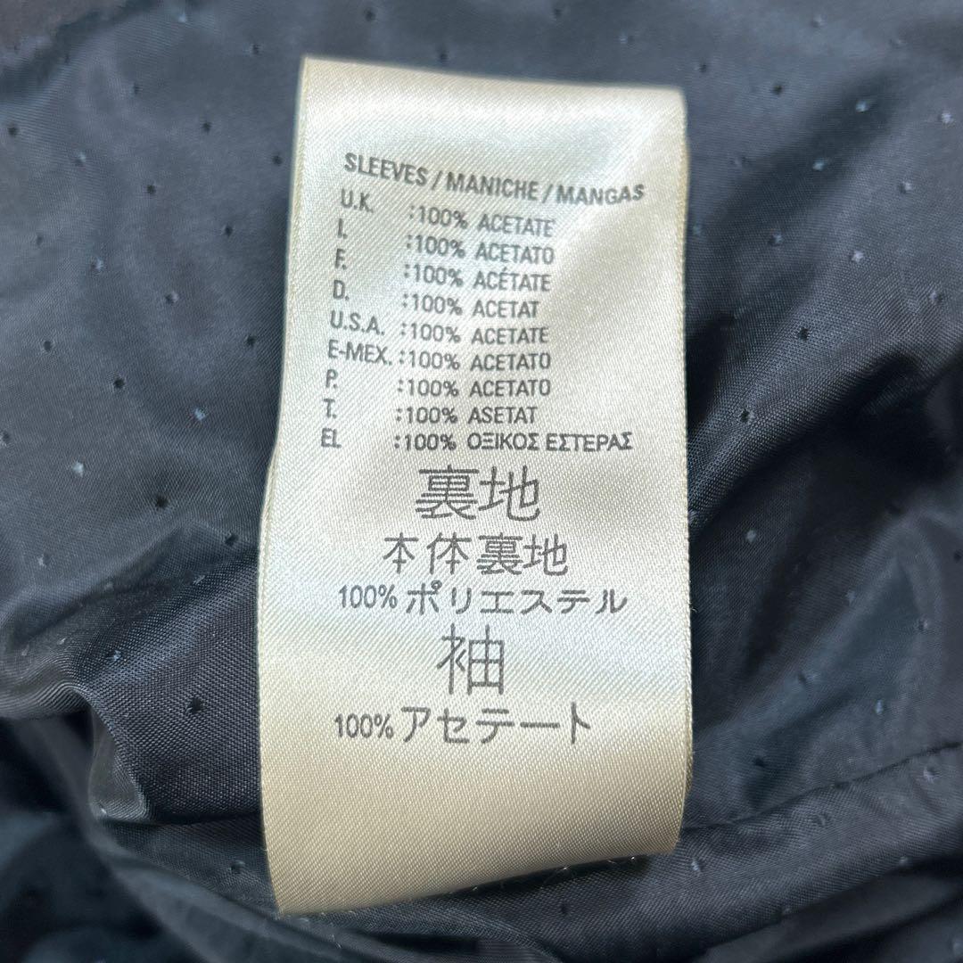 【美品】ディーゼル シングル ライダースジャケット ラムレザー XS ブラック