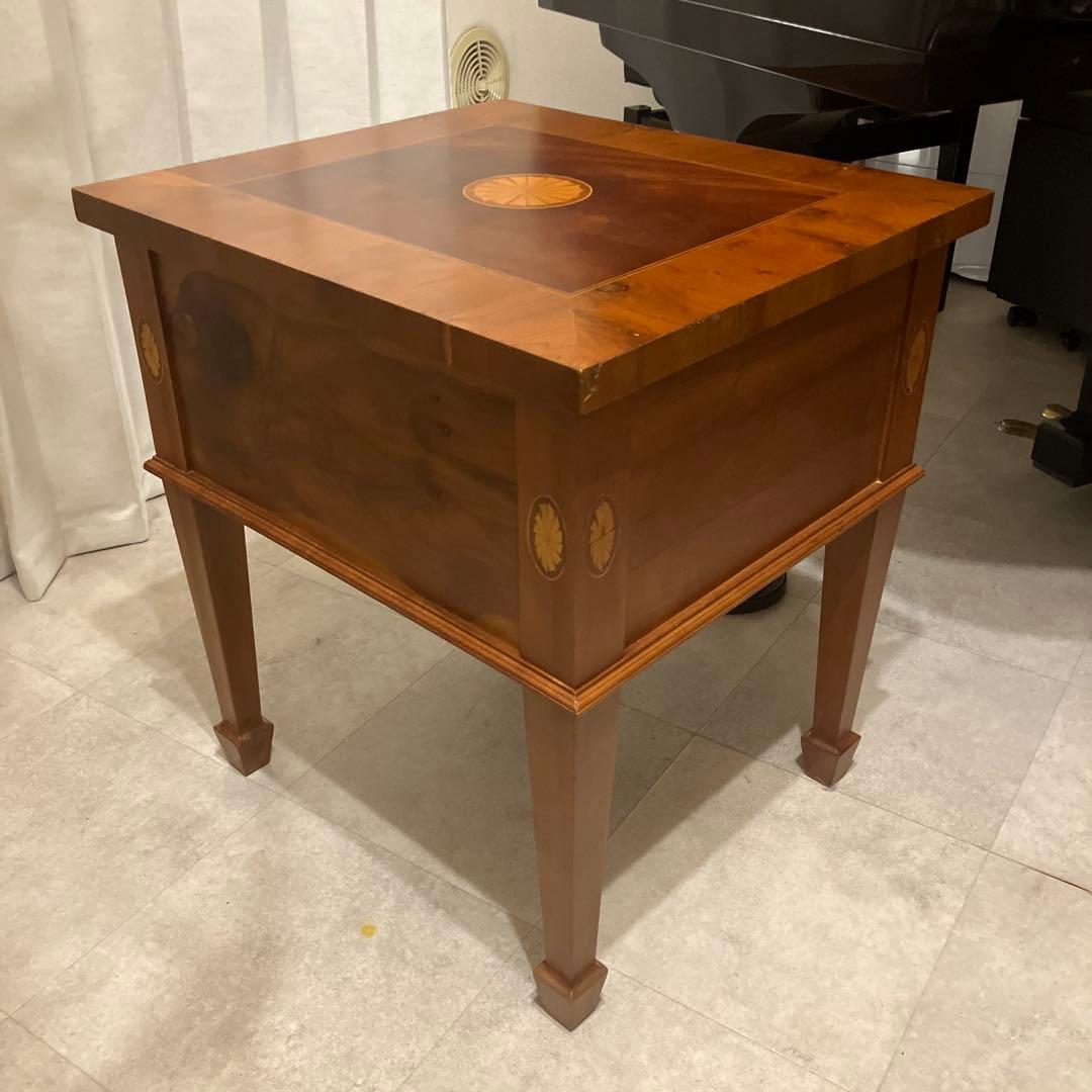 【マホガニー／アンティーク】サイドテーブル・オケージョナルテーブル