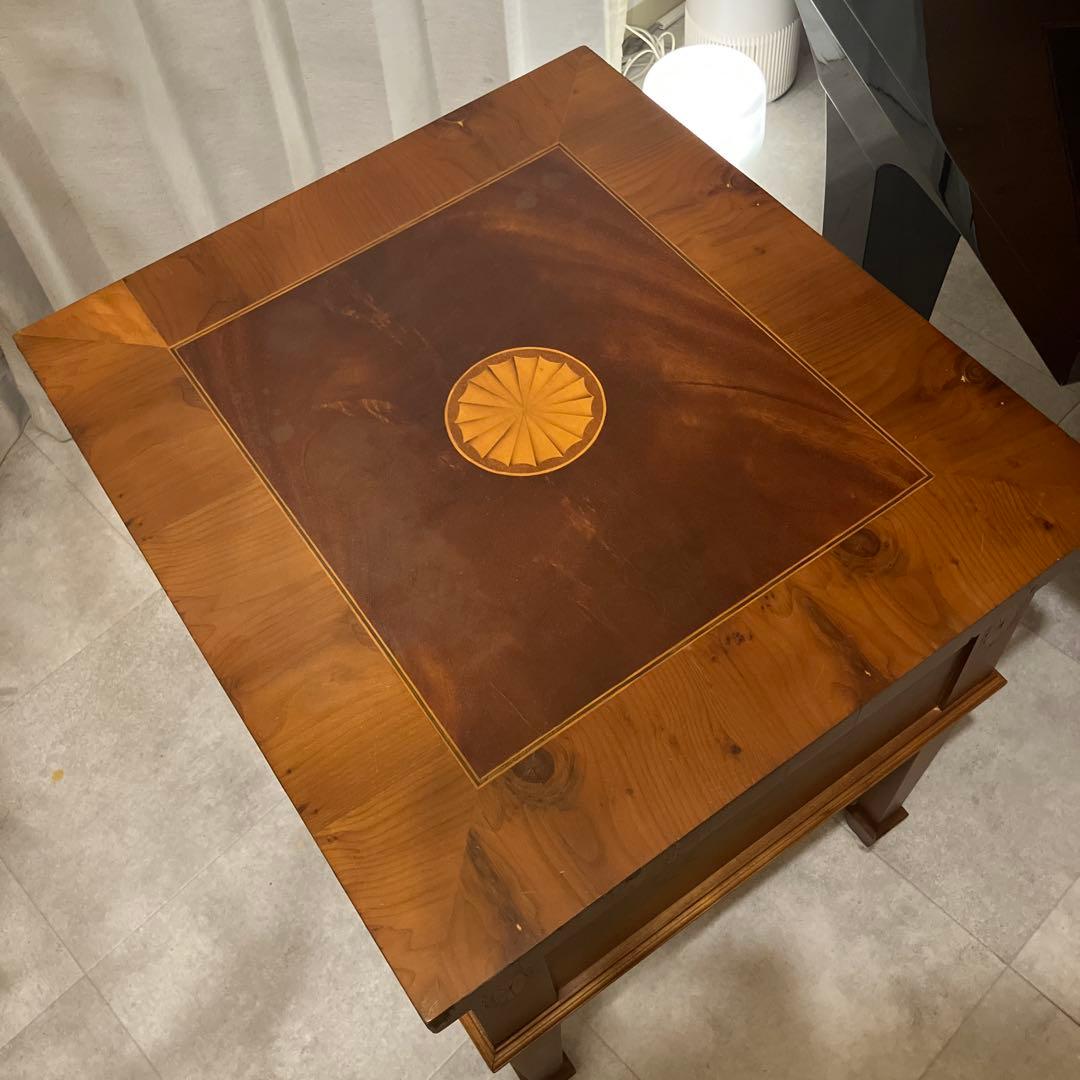 【マホガニー／アンティーク】サイドテーブル・オケージョナルテーブル