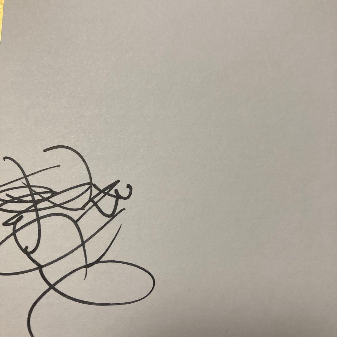 レッドソックス　サンドバル　直筆サイン色紙