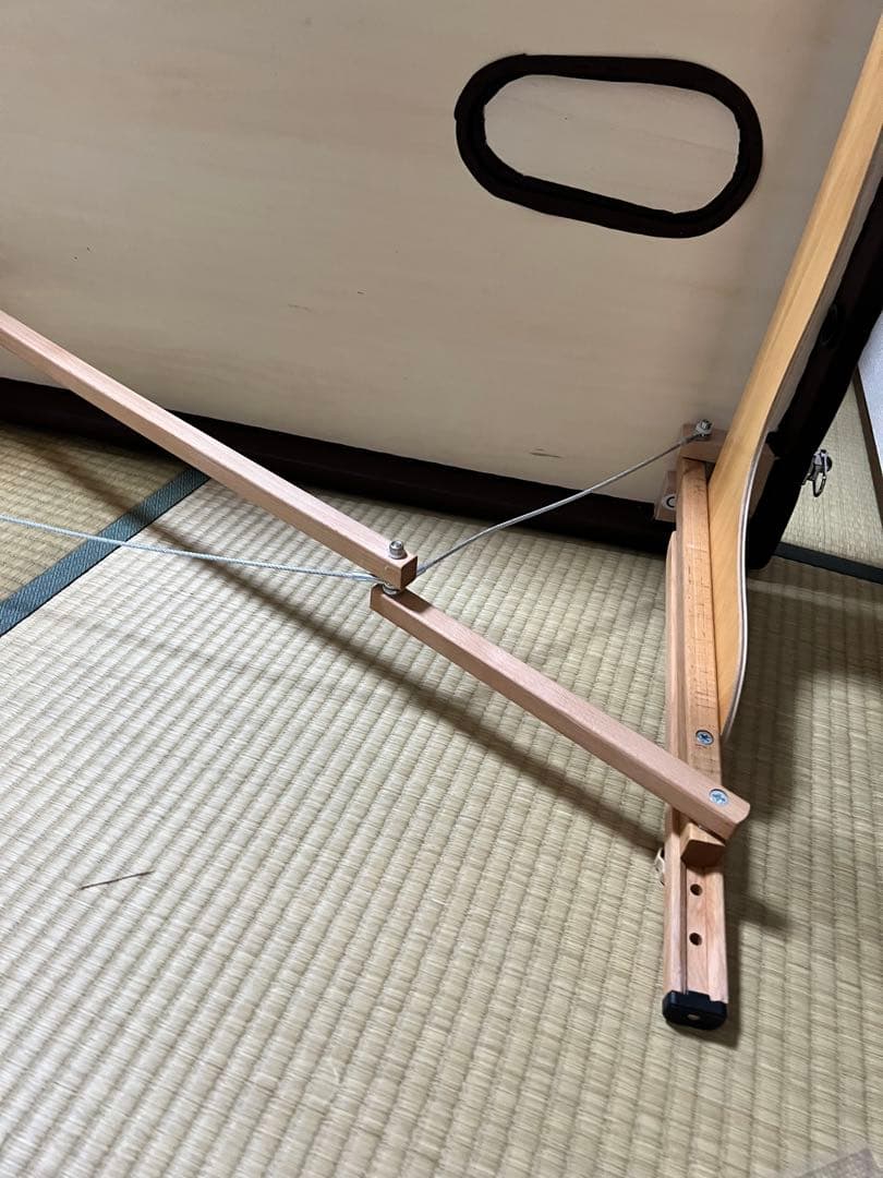 world JB 施術用　折りたたみ マッサージベッド　ダークブラウン