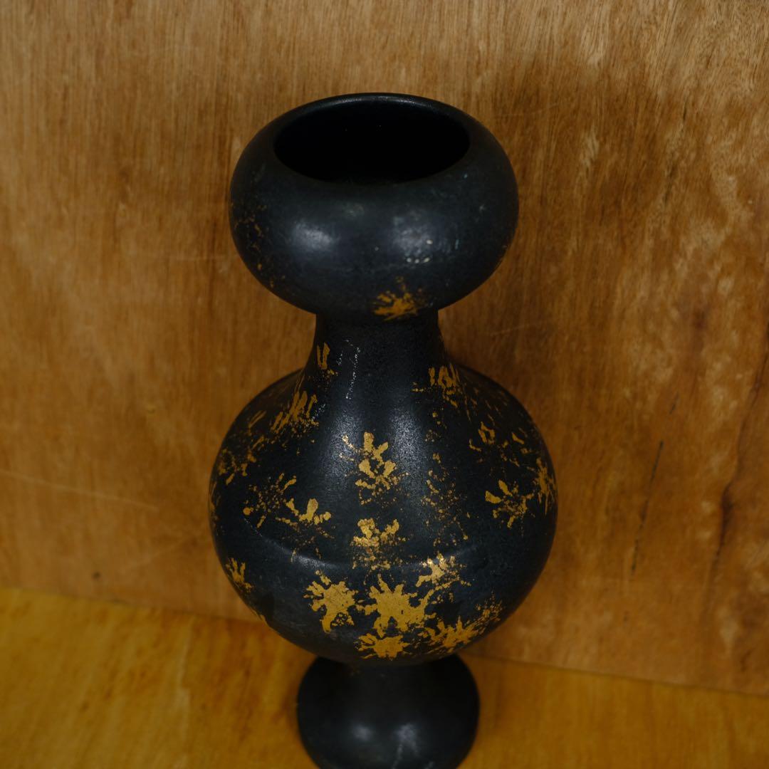 アンティーク　花器　花瓶　陶器　工芸品　オブジェ　作家物　ビンテージ　アート