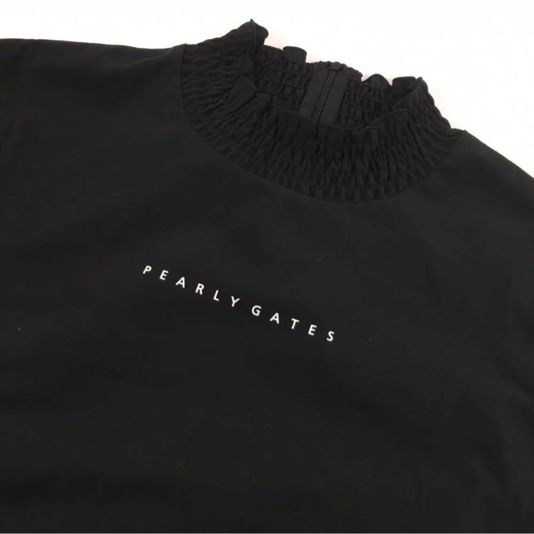 【超美品】パーリーゲイツ ノースリーブハイネックシャツ レディース 1(M)