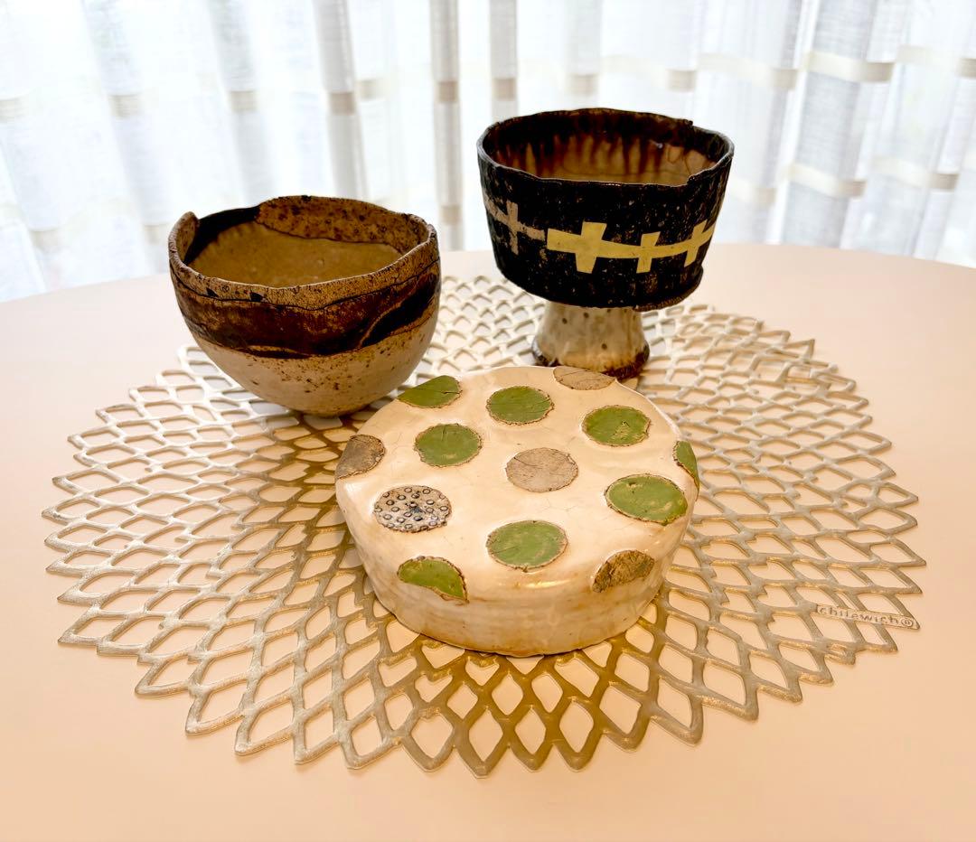 ❤︎大人気作家：中田篤さん❤︎　茶碗　2個