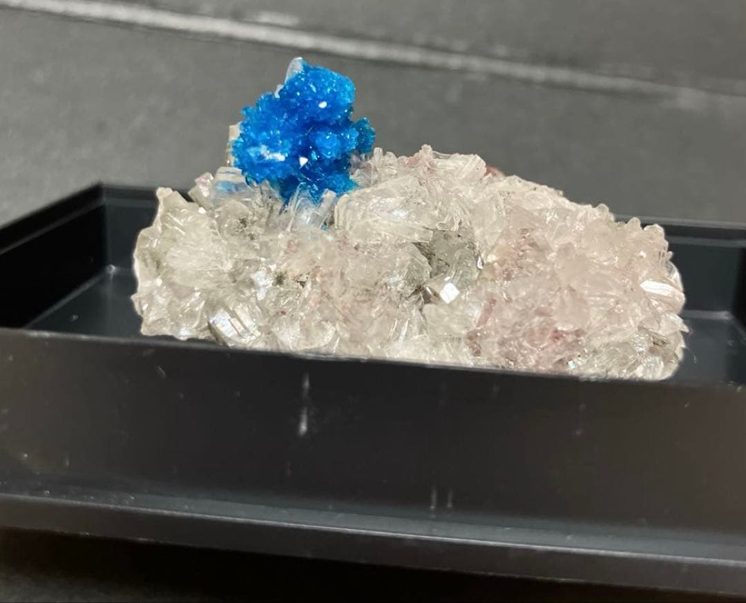 ②カバンシ石　カバンサイト　標本　原石　天然石　鉱物　鉱石　青　ブルー