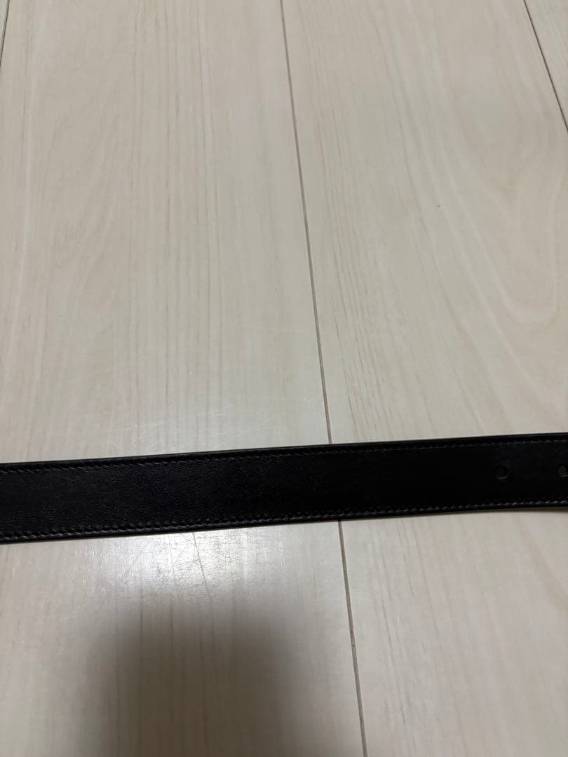 yuri1度のみ使用 GUCCI ダブルG ベルト ブラック 80cm
