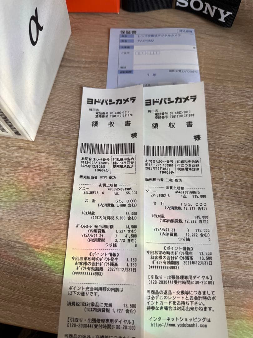 【新品】Sony ZV-E10 II + 35mm F1.8単焦点レンズ