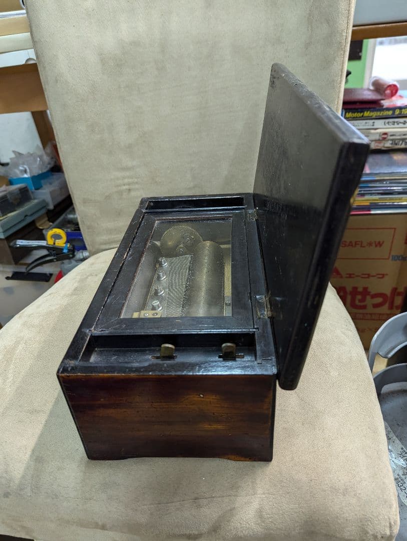 アンティーク　シリンダー　オルゴール