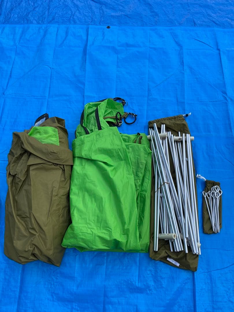 【未使用品】モンベル mont-bell ムーンライトテント 5型 グリーン