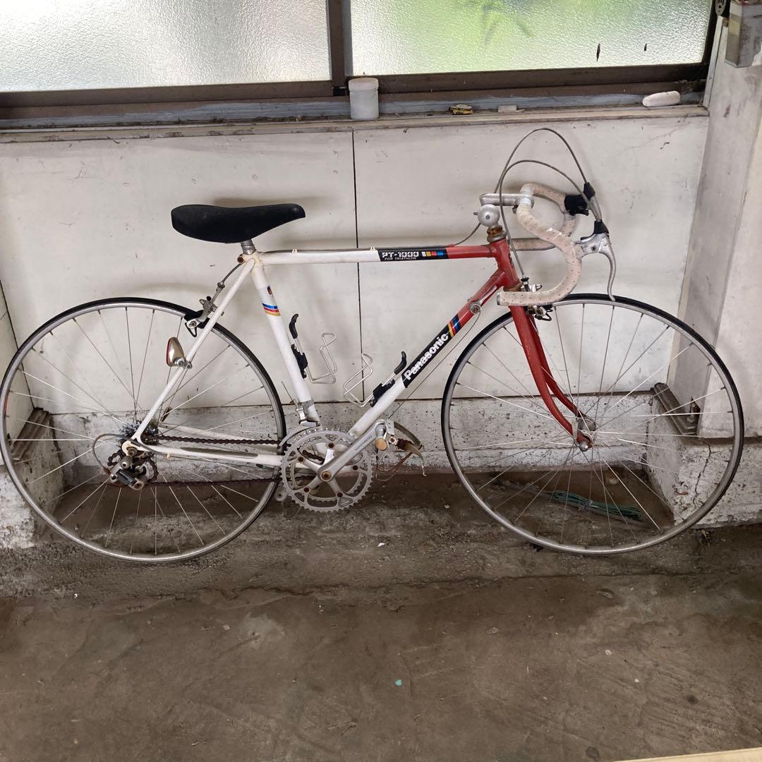 y*k様 引き取り限定 ジャンク 古いロードバイク Panasonic pt-1
