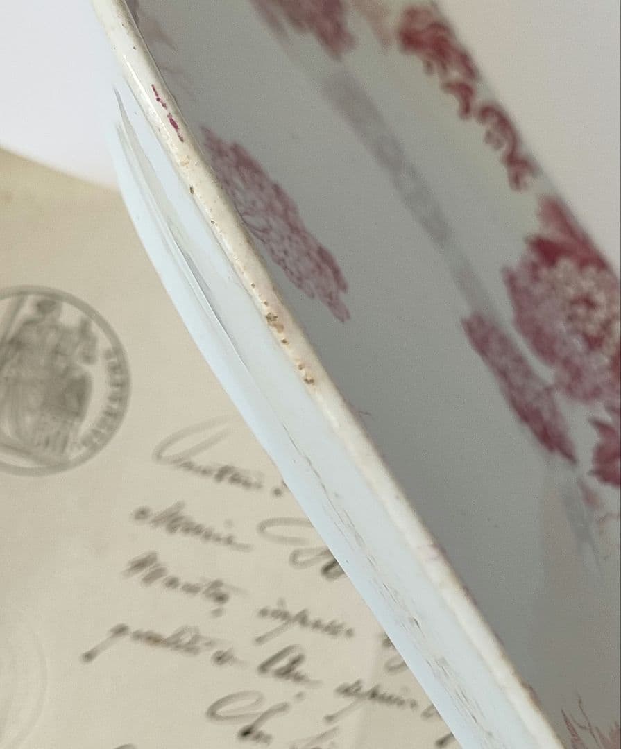 希少　美品　サンタマン　ブールドネージュ　ラヴィエ　フランスアンティーク