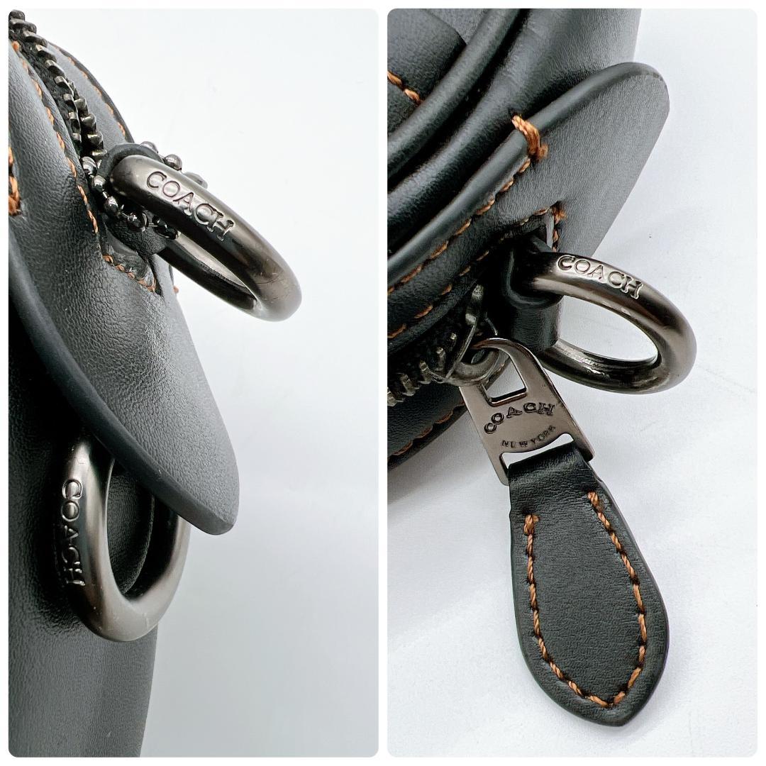 極美品 COACH グラハム クロスボディ ショルダーバッグ レザー f503