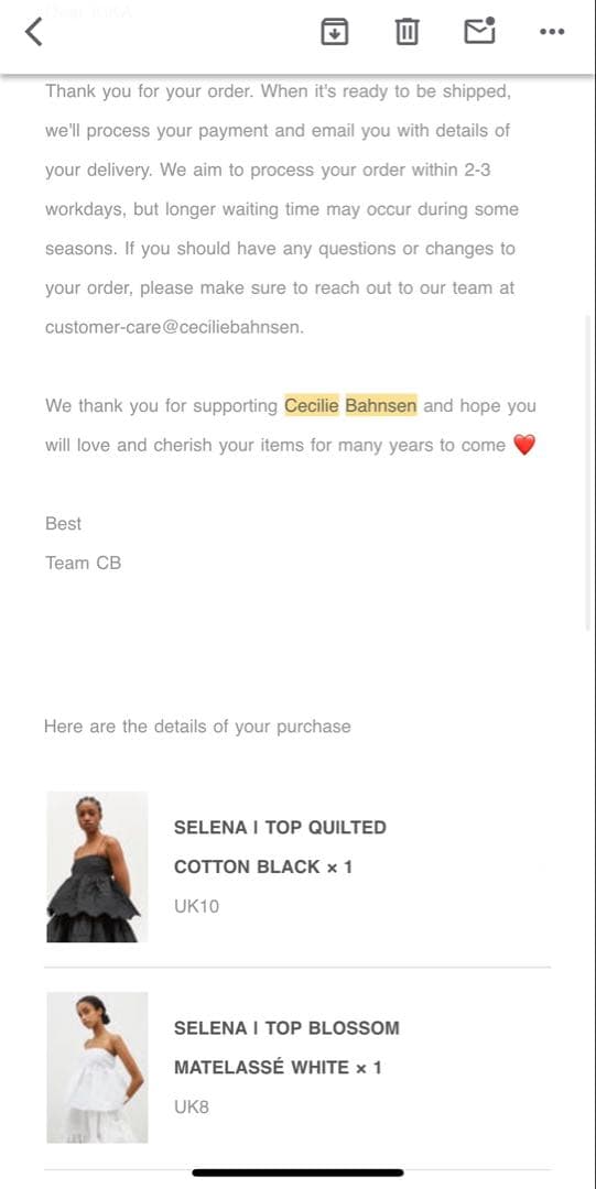 トップス Cecilie Bansen Selena top Quilted UK10