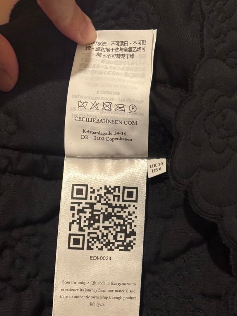 トップス Cecilie Bansen Selena top Quilted UK10