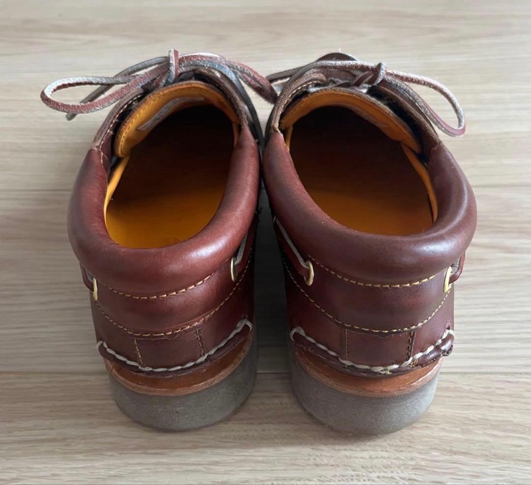 Timberland 3eyeバーガンディ デッキシューズ