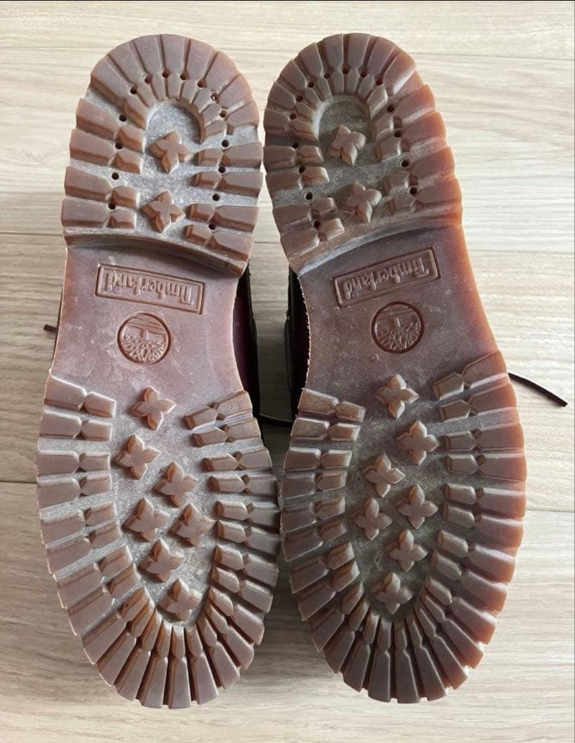 Timberland 3eyeバーガンディ デッキシューズ