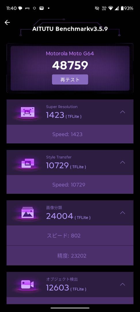 Motorola moto g64 5G SIMフリー　中古