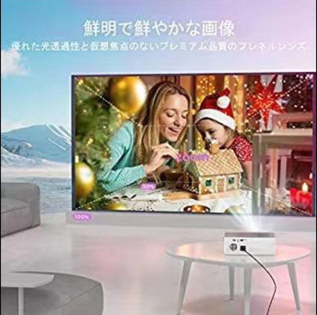 フルHDネイティブ1080pプロジェクター8000Lホームプロジェクター