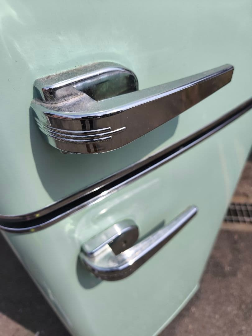 関東限 条件で無料配送 レトロ冷蔵庫 レトロデザイン冷蔵庫 冷蔵庫 2ドア冷蔵庫