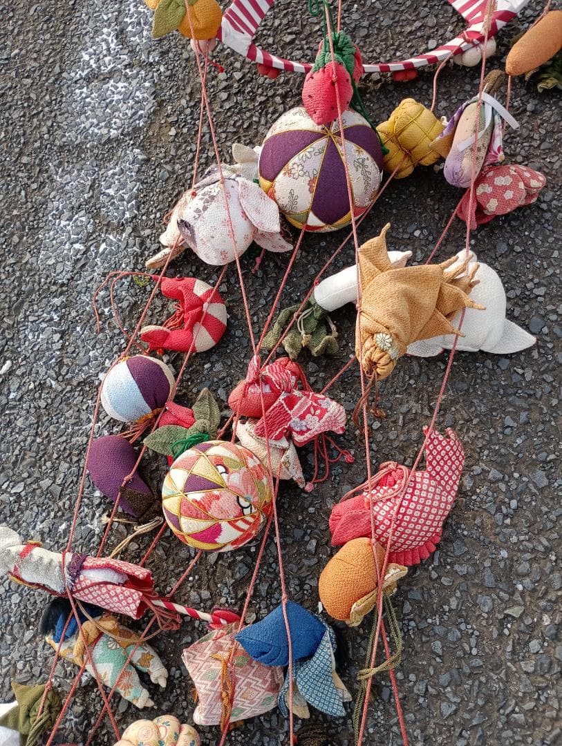 １７２２）吊るしびな　つるしびな　吊り雛 ちりめん　雛祭り　雛人形