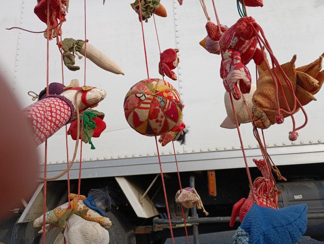 １７２２）吊るしびな　つるしびな　吊り雛 ちりめん　雛祭り　雛人形