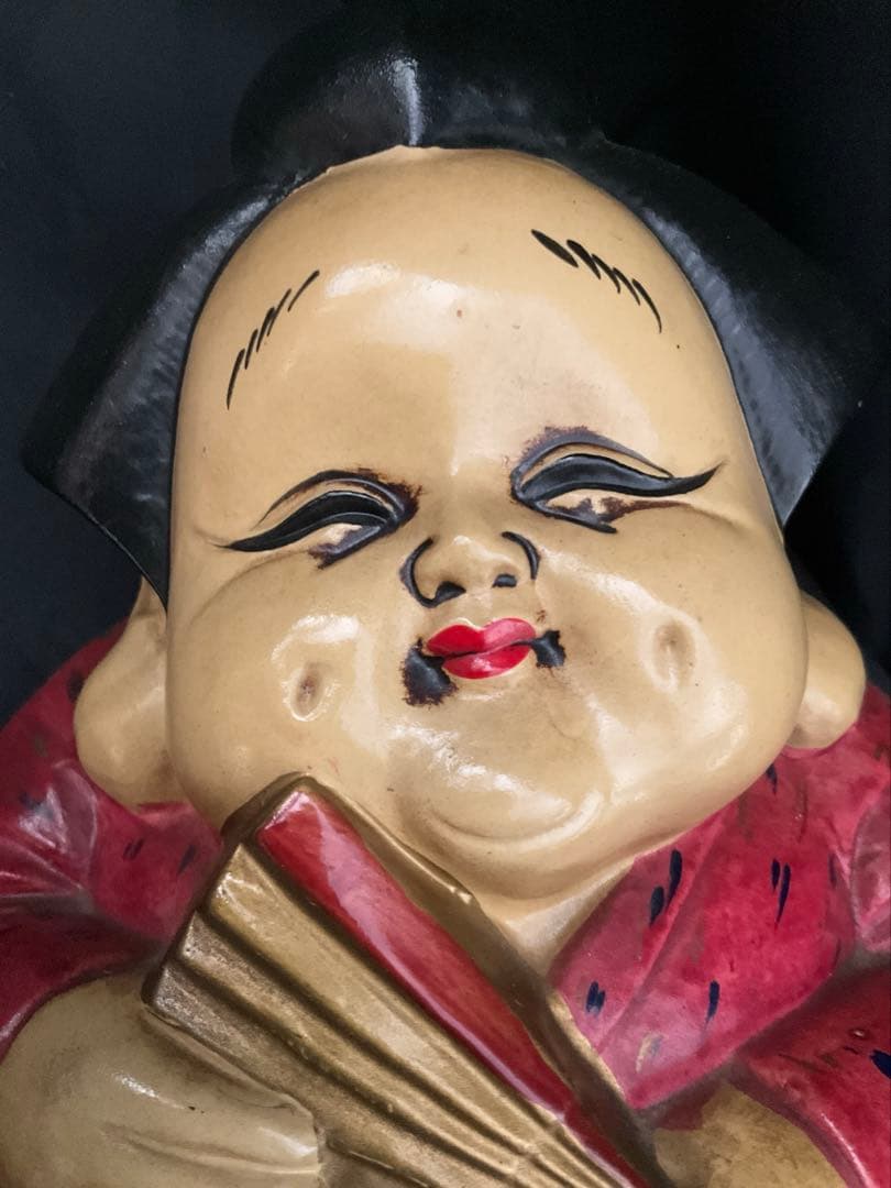 お福さん　陶器製 春画人形 お多福 子孫繁栄 安産祈願 御開帳