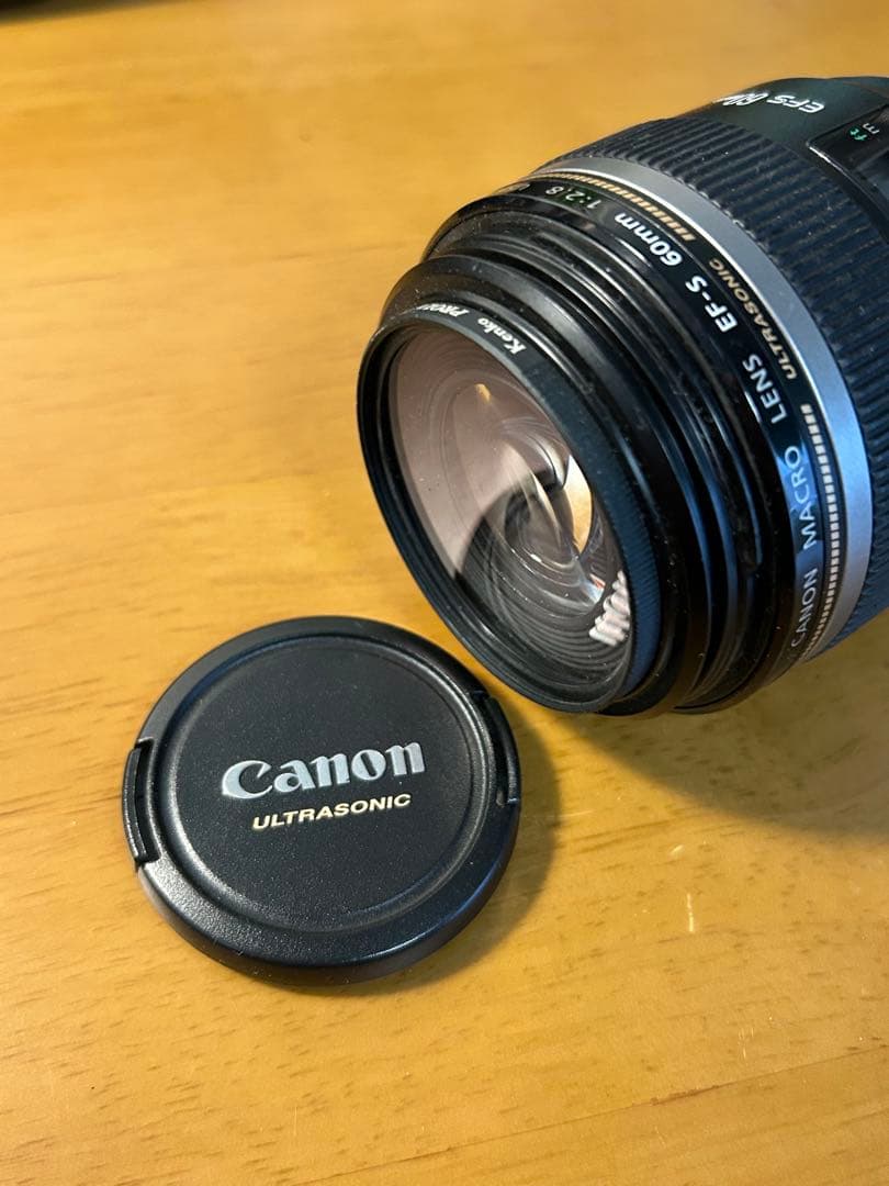 Canon EF-S 60mm F2.8 macro フィルター固着あり