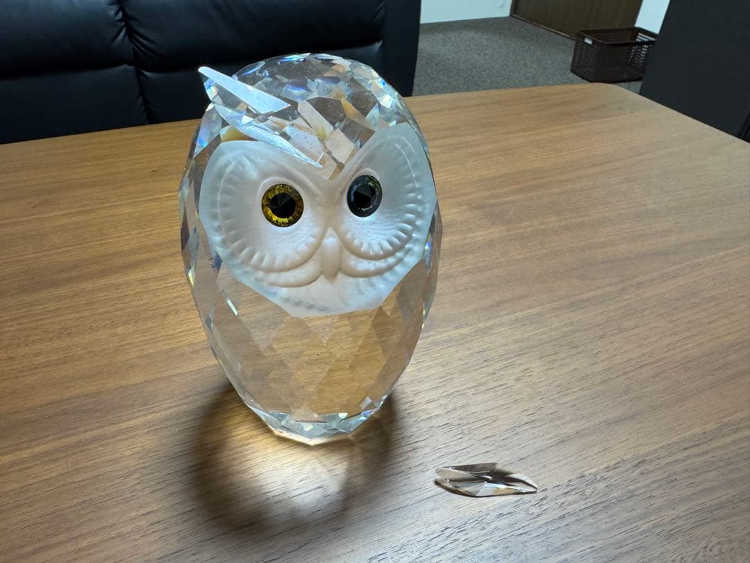 スワロフスキー 置物 ジャイアント フクロウ